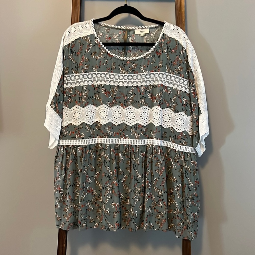 Boutique baby doll top